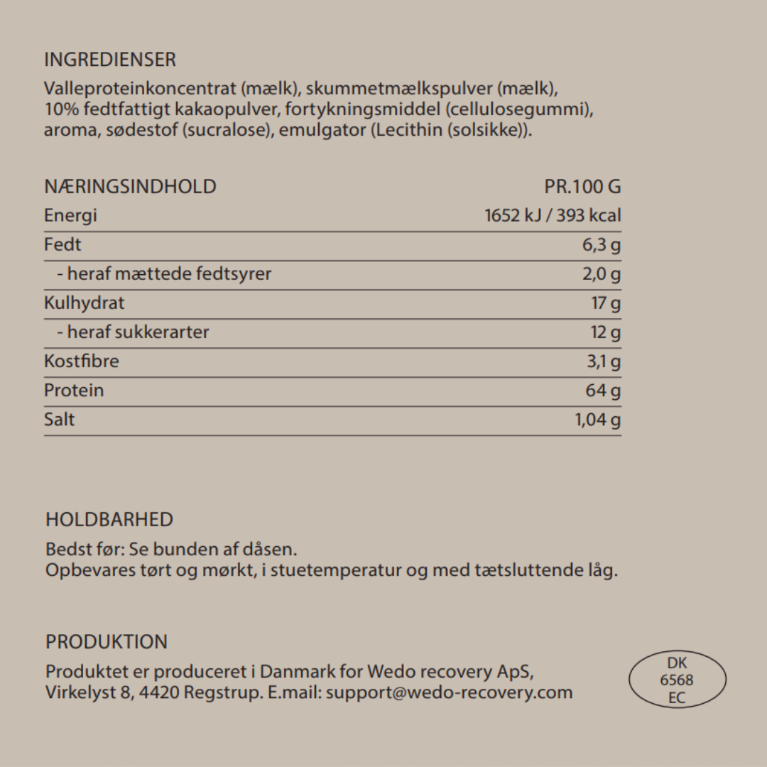 Kakaosmag proteinpulver - 675g