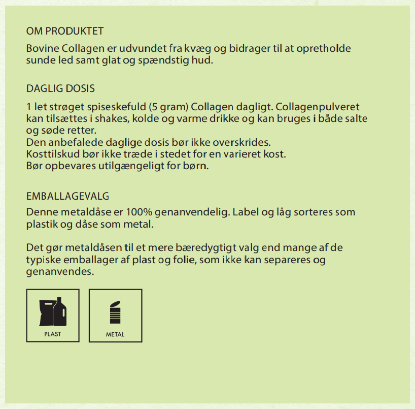 3x Collagen Bovine + 1x kreatin - pakketilbud